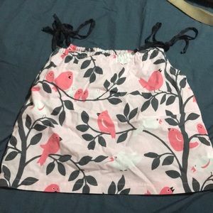 Girls size 6 tie top
